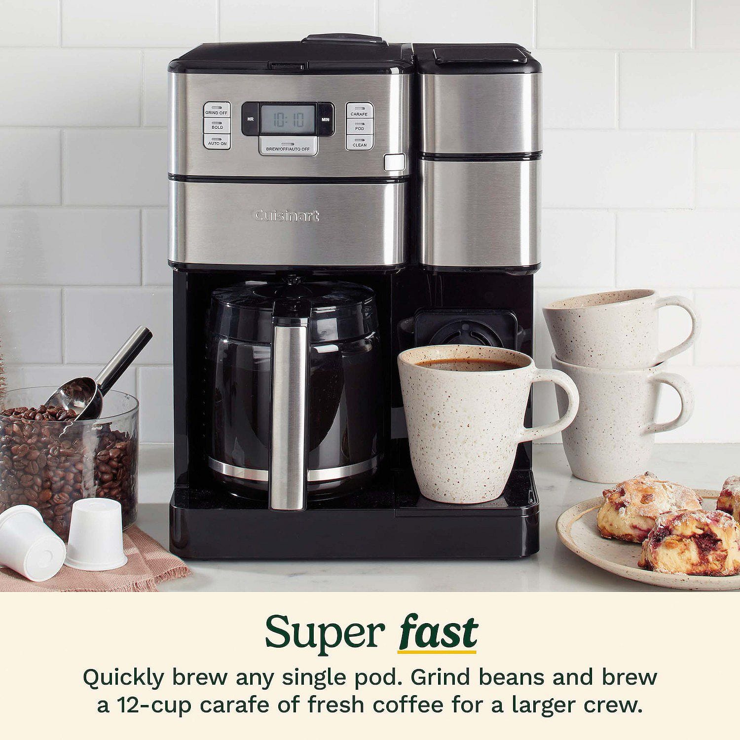 cuisinart coffee center grind & brew plus 2 en 1 cuisinart coffee center grind & brew plus 2 en 1