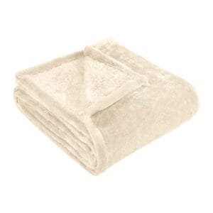manta decorativa fleece suave